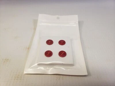 Red Metal Bullet Buttons for the Sony Playstation 4 PS4 Wireless Controller