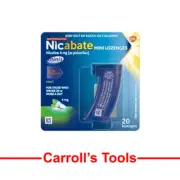 Nicabate Mini Lozenge Stop Smoking Nicotine 4mg Extra Strength Mint 20 Pack