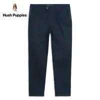 在飛比找Yahoo奇摩購物中心優惠-Hush Puppies 長褲 男裝素色品牌繡花織帶長褲