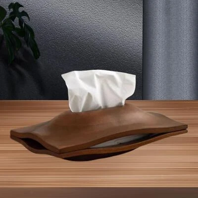 Wooden Tissue Box Cover Napkin Organizer Minimalist Tissue Box Dispenser Napkin