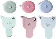 Changyeah 6 Pcs Soft Retractable Measuring Tape,Anthropometric Tape Measuring 60inch/150cm, Body Sewing Fabric Tailoring Cloth Craftsmanship for Personal Trainers or Home Fitness MeasuringTape