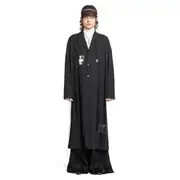 [ANN DEMEULEMEESTER] Dario Coat in Cotton Twill Black
