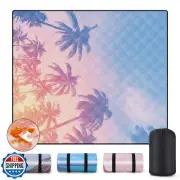 memKiya 60x80 Picnic Blankets Sand Free Water Proof Beach Blanket Big Lightwe
