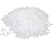 1000pcs Wall Floor Tile Plastic Y Type Spacers Tiling Tools 3mm White