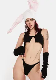 [W.I.A] Black Rabbit Thong