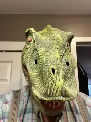 VINTAGE RUBBER TREX MASK full head