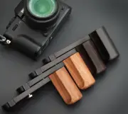 Ebony Walnut Wood Camera Grip F Fuji Fujifilm XT30 II 2 XT30II Handmade L Handle