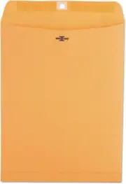 35265 Kraft Clasp Envelope, Center Seam, 28Lb, 9 1/2 X 12 1/2, Brown Kraft