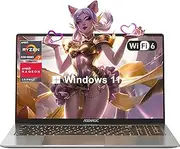 ACEMAGIC - 2025 Gaming Laptop, Laptop with AMD Ryzen 7 5700U (8C/16T, up to 4.3GHz), 16GB RAM 512GB NVMe SSD, Radeon RX Vega 8 Graphics, 16.1" FHD Display, WiFi 6, KB