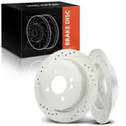 2Pcs Drilled Brake Rotors for Mini Cooper 2007-2015 1.5L 1.6L 2.0L Rear Side (for: Mini)