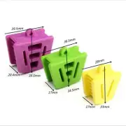 3 Pcs/ Bag Dental Occlusal Pad Mouth Prop Bite Rubber Mouth Opener Retractor