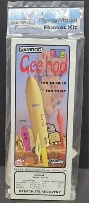 Semroc Gee Hod Flying Model Rocket Kit Groones Model Rocket Sealed