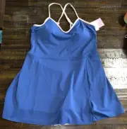 Joy Lab XXL Women’s Blue Active Dress Built- In Bra Self Bra