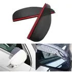 2X Mirror Rain Board Eyebrow Guard Car Rear View Mirror Sun Visor Accessories US