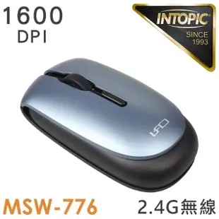 【INTOPIC】MSW-776 飛碟 無線滑鼠(2.4GHz)