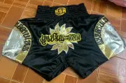 LUMPINEE BOXING SHORTS SPORT PANT RETRO S M L XL XXL MUAY THAI MMA JUNE12