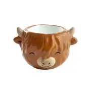 Highland Cow Egg Cup - Quirky & Fun - Brand New