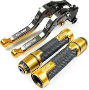Brake-Clutch for RC200 RC 200 2014 2015 2016 2017 2018 Motorcycle CNC Brake Clutch Levers Handlebar Grip Handle Hand Grips Accessories (Color : 2)