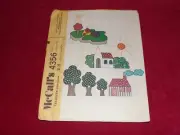 1974 McCALL'S #4356 - CUTE CHURCH - HOME - TREES APPLIQUE' TRANSFER PATTERN FF