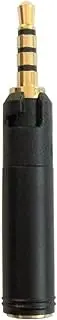 KOKKIA Tiny Versatile 2.5mm Male to 3.5mm Female Adapter : Extremely Versatile for Attachment to headsets/Devices with 2.5mm, Well Designed for Bose (eg QuietComfort 25), Audio Technica, etc headsets