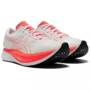 ASICS S4 1013A129 100 Running Shoes White/Sunrise Red New in Box