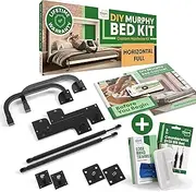 DIY Murphy Bed Kit Full Horizontal | Murphy Bed Hardware for Wall Cabinet, Horizontal Full Frame, Deluxe Mechanism Kit with Bonus Tools