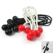 Pack of 12 Stretch Cords Ball 6" Elastic Bungee Strap ideal for Tarp Tie Down Bu