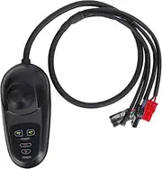Electric Wheelchair Controller Replacement, IPX5 Waterproof 360° Rotation Smart Joystick Controller for Wheelchair, Universal Electric Wheel Chair Wheelchair Controller