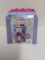 Crayola Scribble Scrubbie Peculiar Pets Palace With Storage Case Set Age 3+ New
