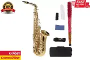 Eb Alto saxophone Brass laquered Gold E Flat Sax