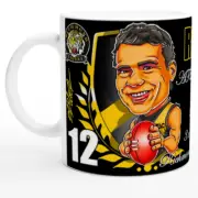 Mathew Richardson Legends Mug - AFL -- Richmond Tigers - Art by Brocker