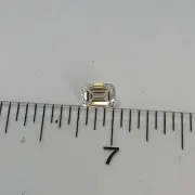 Gia certified 0.90ct emerald cut natural diamond