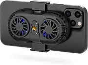 Semi-Conductor Phone Cooler, Cellphone Radiator with Dual Cooling Chip, Cooling Case for iOS/Android Phones, Fit for Mobile Gaming, Video Streaming, Car Driving