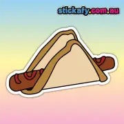 Bunnings Snag Sticker | Vinyl Car Decal Funny Aussie Meme Adult Humor