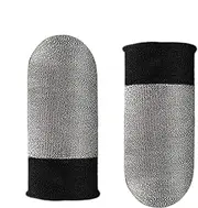 Acunny Movable Game Finger Foams, Game Finger Grip - Non-slip Silver Fiber Sprockets Protector of Gotbeds,Breathable Touch Screen Covers, Thumb Protectors for