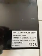 1/8 HP Mini Airbrush compressor