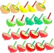 Enhance Boys and Girls Coordination 20pcs Wooden Gyro Toys Interesting Fun Children's Plaything Random Style