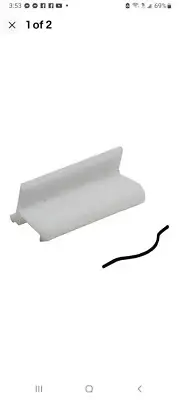 Yale Ogron White Plastic Single Hung Window Sash Lock (2-Pack)