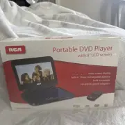 RCA DRC6338EL Portable DVD Player with 8-Inch LCD Screen Blue New C4