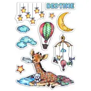 Ciao Bella Stamping Art Clear Stamps 4"X6" - Bedtime*