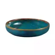 Oneida F1468994291 Studio Pottery Blue Moss 23.5 oz Porcelain Tapas Dish- 2 Doz