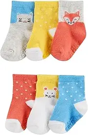 [Carter's] Baby Girls' Socks, Pack of 6