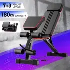 PORIYA Weight Bench Leg Lift Attachment Adjustable Thick Padding Heavy Duty