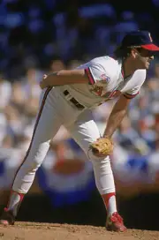 BASEBALL Pitcher Greg Minton Of The California Angels 1989 OLD PHOTO