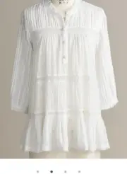 NWT Sundance Catalog White “Mylah Eyelet Top” size S $128