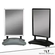 A1 Outdoor Shop Poster Display Snap board Sign Holder double sided (base+Frame)1