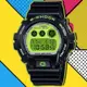 CASIO 卡西歐 G-SHOCK 復刻Crazy Colors系列 電子腕錶 母親節 禮物 50mm / DW-6900RCS-1