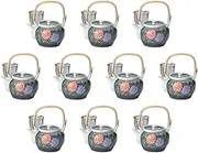 Set of 10, Ichin Kikue U, No. 8 Earthenware Pot, 6.1 x 4.9 inches (15.5 x 12.5 cm), 1,300 cc | Arita Yaki Setomonohonpo