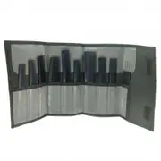 Hair comb set FOX NANO in case 10 pcs