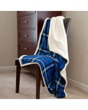Lavish Home Fleece Sherpa Blanket